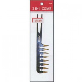 Annie 2 in 1 Wide Tooth Comb #108